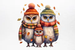 Christmas Family Animals Sublimation PNG Product Image 2
