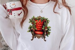 Vintage Christmas Magic Clipart, Christmas Clipart Product Image 2