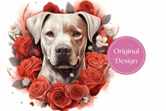 Staffordshire Tumbler Sublimation, Pitt Bull Tumbler PNG Product Image 2