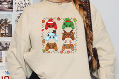 Cute Game Controller Sublimation,Christmas Png Product Image 3