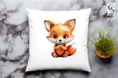 Cute Baby Fox Clipart Sublimation PNG Product Image 2