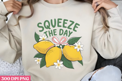 Squeeze The Day PNG, Coquette Bow Positive Fun Product Image 1