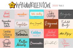 20 Bundle Fonts - HANDWRITING Vol. 1 By JG