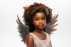 Christmas Angel Sublimation Clipart PNG Product Image 2