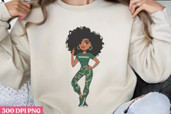 Empowering Black Girl Clipart Bundle PNG Product Image 8