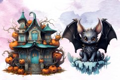 Halloween Clipart Sublimation Bundle, Halloween Clipart Product Image 2