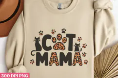 Cat Mama PNG, Cat Mom Sublimation PNG Product Image 3