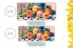 Colorful Tulips Mug Wrap, Spring Mug, Flowers Mug Product Image 2