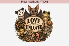 Unloved animals png design for T-shirts Product Image 2