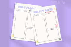 Kawaii Daily Planner Template Product Image 2