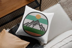 Mountain Adventure Patch Embroidery Design Product Image 2