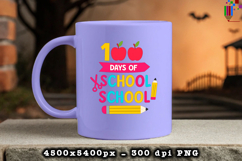 100 Days of School Apple Pencil PNG Product Image 3