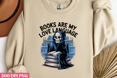 BOOKS ARE MY LOVE LANGUAGE PNG Product Image 3