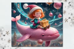 Christmas Fairy tale | 4 Skinny Tumbler Sublimation Designs Product Image 2