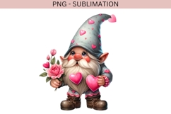 Valentine gnome png design for T-shirts Product Image 2