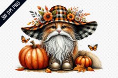 Halloween Cat Sublimation - Clipart PNG Design Product Image 1