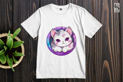 Cute Kawaii Cat Dessert Clipart Sublimation PNG Product Image 2