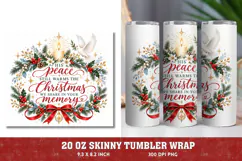 Emmanuel Christmas Tumbler Wrap, Christian Christmas 20oz Tu Product Image 1