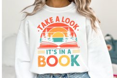 Take a look it&#039;s in a book svg | Svg Cut Files | Shirt Svg Product Image 3