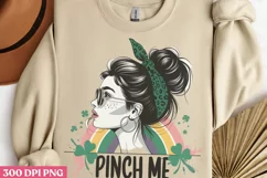 Pinch Me PNG, St Patricks Day Sublimation PNG Product Image 1