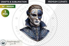 Fantasy Ruler Clipart PNG, Fantasy King &amp; Queen Portrait Product Image 1