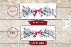 Christmas Tree Branch Mug Design, Winter Mug Template Product Image 2
