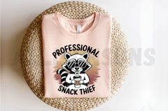 Cartoon Raccoon Wearing Sunglasses And Holding Coffee Cup Product Image 2