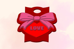 Valentine&#039;s Day Plate, 40 OZ Tumbler, Topper for 3D Printing Product Image 2