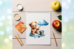 Little Teddy Bear Clipart Product Image 2