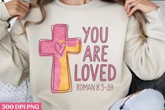 You are loved Roman PNG, God Is Love Clipart PNG Product Image 1