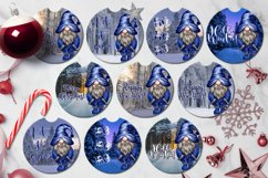 Christmas Gnome | Car coaster &amp; key chain Christmas designs Product Image 2