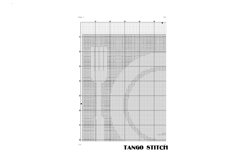 White plate yellow table mat kitchen cross stitch pattern Product Image 4