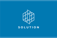 Solution Letter S Hexagon Logo Design Vector Product Image 2