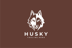 Husky Head Logo Design Vector Illustration Product Image 2
