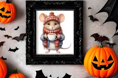 Christmas Animals Coffee Sublimation Clipart, Christmas PNG Product Image 2