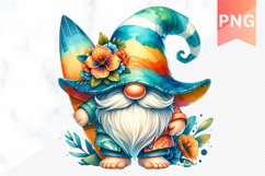 Summer Gnome Sublimation - Clipart PNG Bundle Product Image 3