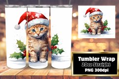Christmas Feline Sublimation Product Image 1