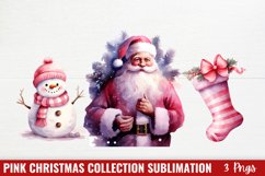 Pink Christmas Collection Sublimation, Pink Christmas PNG Product Image 1