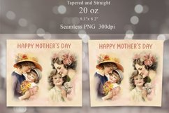 Mom and Daughter Tumbler | Retro Mother’s Day Sublimation Product Image 2