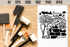 Stencil Lavande SVG Product Image 2