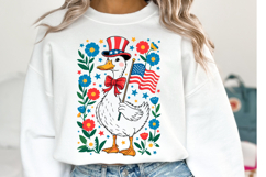 USA Duck Svg | 4th of July Svg | Shirt Svg Product Image 1