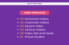Social Media Video Post Template Bundle Kit| Promotion Canva Product Image 2