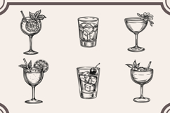 Cocktail svg Bundle, 24 Cocktails svg, Cocktail png Product Image 2