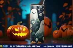 Halloween Tumbler Sublimation Wraps, Tumbler Halloween Product Image 2
