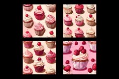 Cupcake Digital Paper Patterns Product Image 2