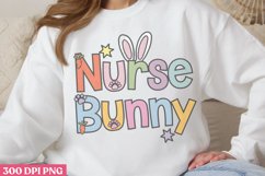 Nurse Love PNG, Retro Nurse Easter Sublimation P Product Image 2
