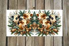 Christmas cow | 8 xmas Sublimation Mug designs PLUS Product Image 2