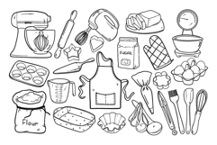 Baking Supplies SVG PNG Clipart Product Image 2
