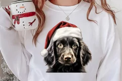 Christmas Peeking Dogs Clipart, Christmas PNG Product Image 2