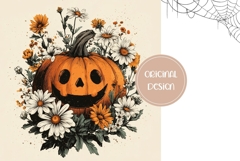 Spooky Halloween Backgrounds, Halloween Pumpkin PNG Product Image 2